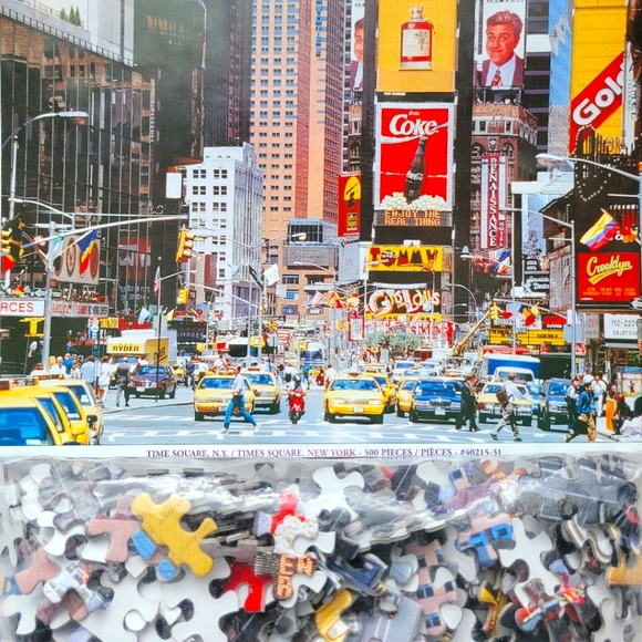 Jigsaw Puzzle New York City's Times Square 500pc - Picture 1 of 12